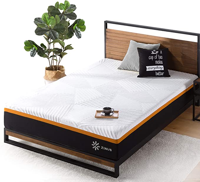 Cooling Copper Adaptive Pocket Spring Hybrid Mattress | Zinus Canada
