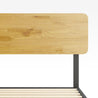 olivia metal and wood platform bed frame