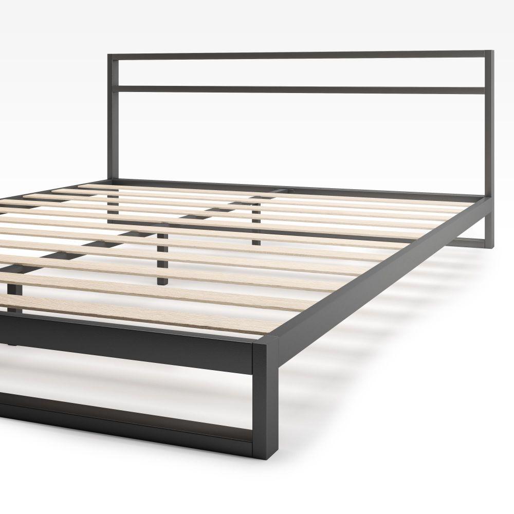 Trisha Metal Platform Bed Frame With Headboard Zinus trisha-metal-platform-bed-frame-with-headboard-zinus
