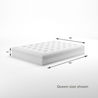 Pressure Relief Euro Top iCoil Hybrid Mattress dimensions