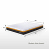 Cooling Copper Adaptive Hybrid Mattress queen size dimensions