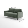 Jackie Classic Sofa Dimension