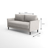 Jackie Classic Sofa Dimension