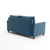 Ricardo Contemporary Loveseat blue