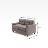 Sayan Traditional Loveseat Dimension