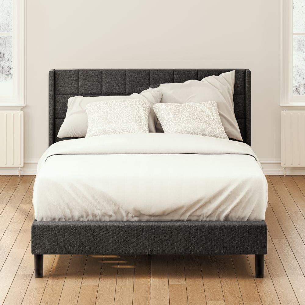 Dori upholstered platform bed outlet frame