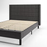 Dori upholstered Platform Bed frame Detail2