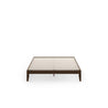 marissa wood platform bed frame Front