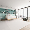 Moiz Deluxe wood platform bed frame