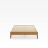 Moiz Deluxe wood platform bed frame