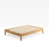 Moiz Deluxe wood platform bed frame