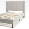 Annette upholstered platform bed frame