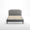 Kellen upholstered Platform Bed frame Front