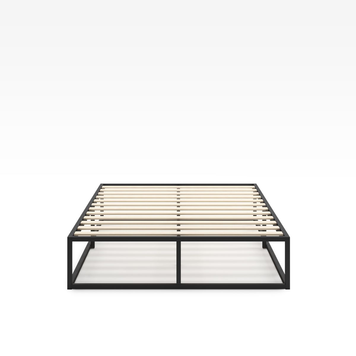 14 inch Joseph Metal Platform Bed Front
