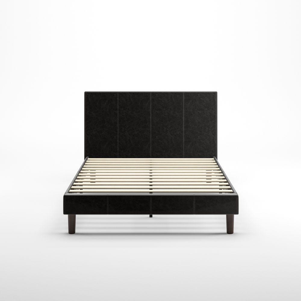 Gerard upholstered Platform Bed frame Front