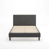 Judy upholstered Platform Bed frame Front