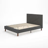 Judy upholstered Platform Bed Quarter