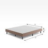 Josie metal mattress foundation 8in