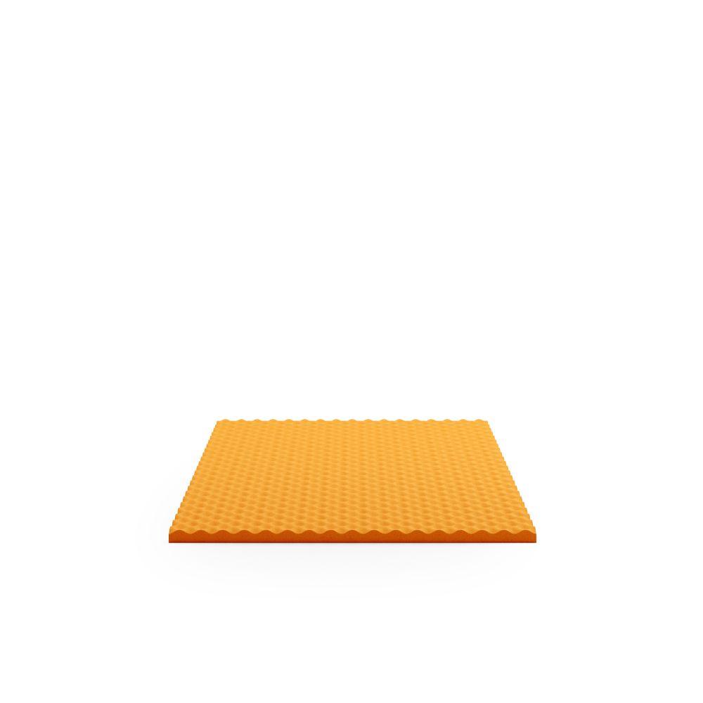 2  Cooling Copper Convoluted Memory Foam mattress Topper Front