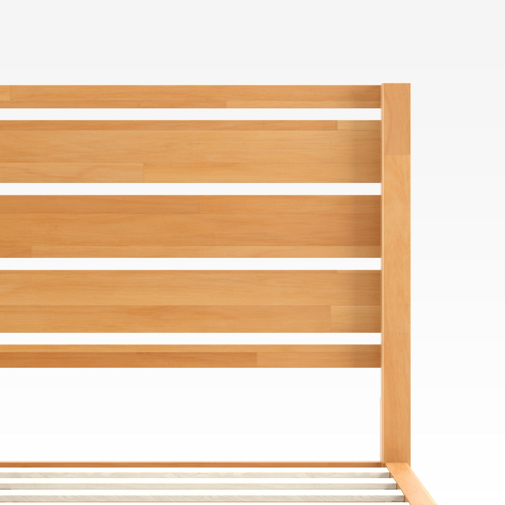 Aimee Wood Platform Bed Head