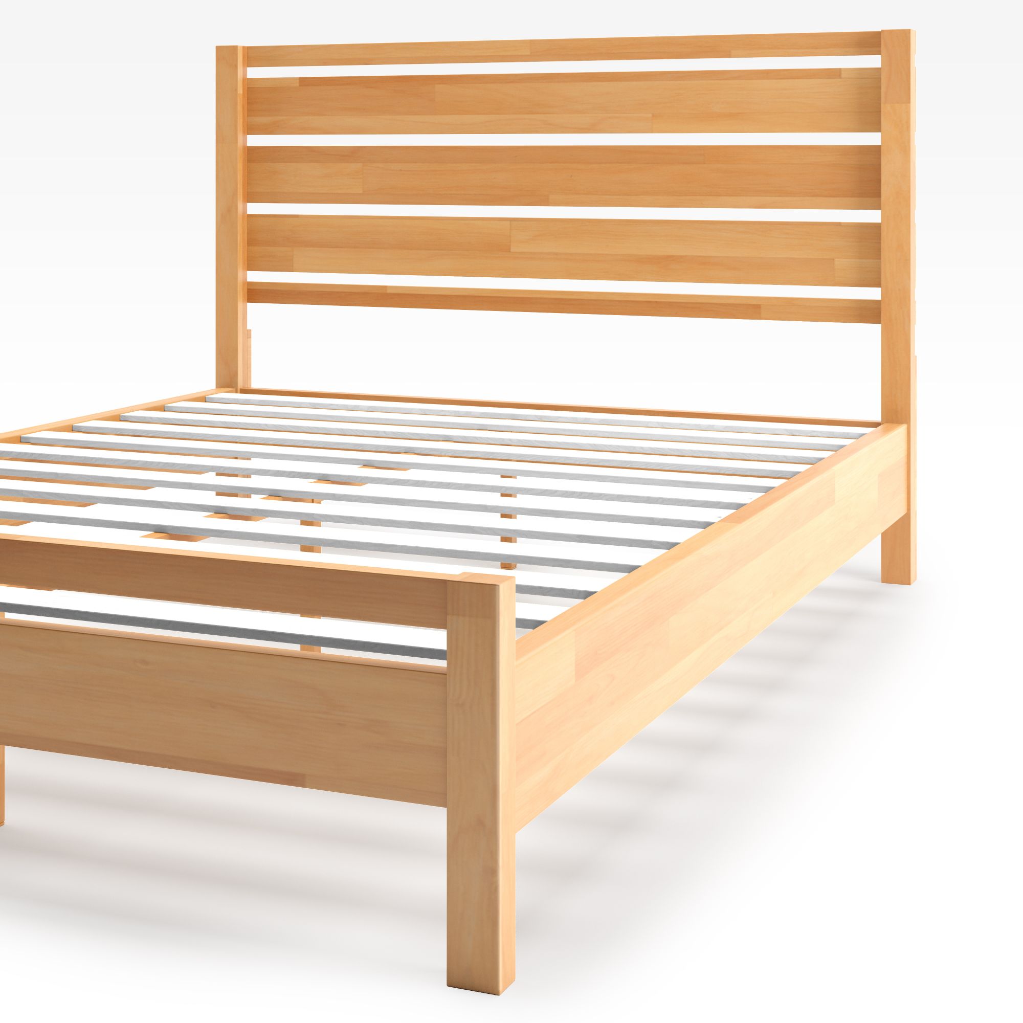 Aimee Wood Platform Bed Frame