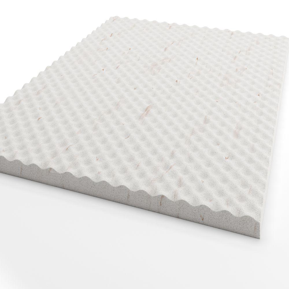 3  Cooling Copper Swirl Convoluted memory foam mattress Topper Detail1
