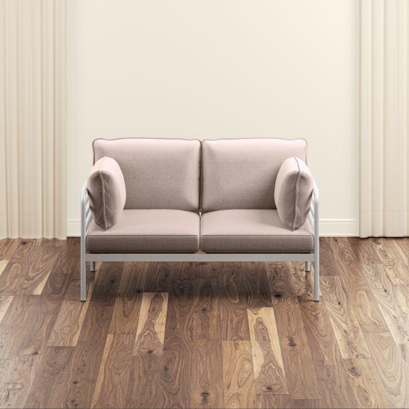 Ellen metal frame loveseat