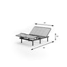 Featherlite Metal Adjustable Bed Frame with Zero-Gravity Positioning