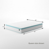 Mint Green Foam Hybrid Spring Mattress