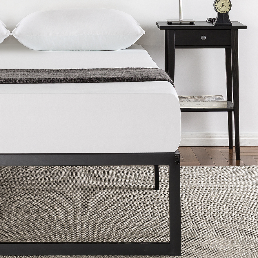 Zinus 14 inch metal platform bed frame deals