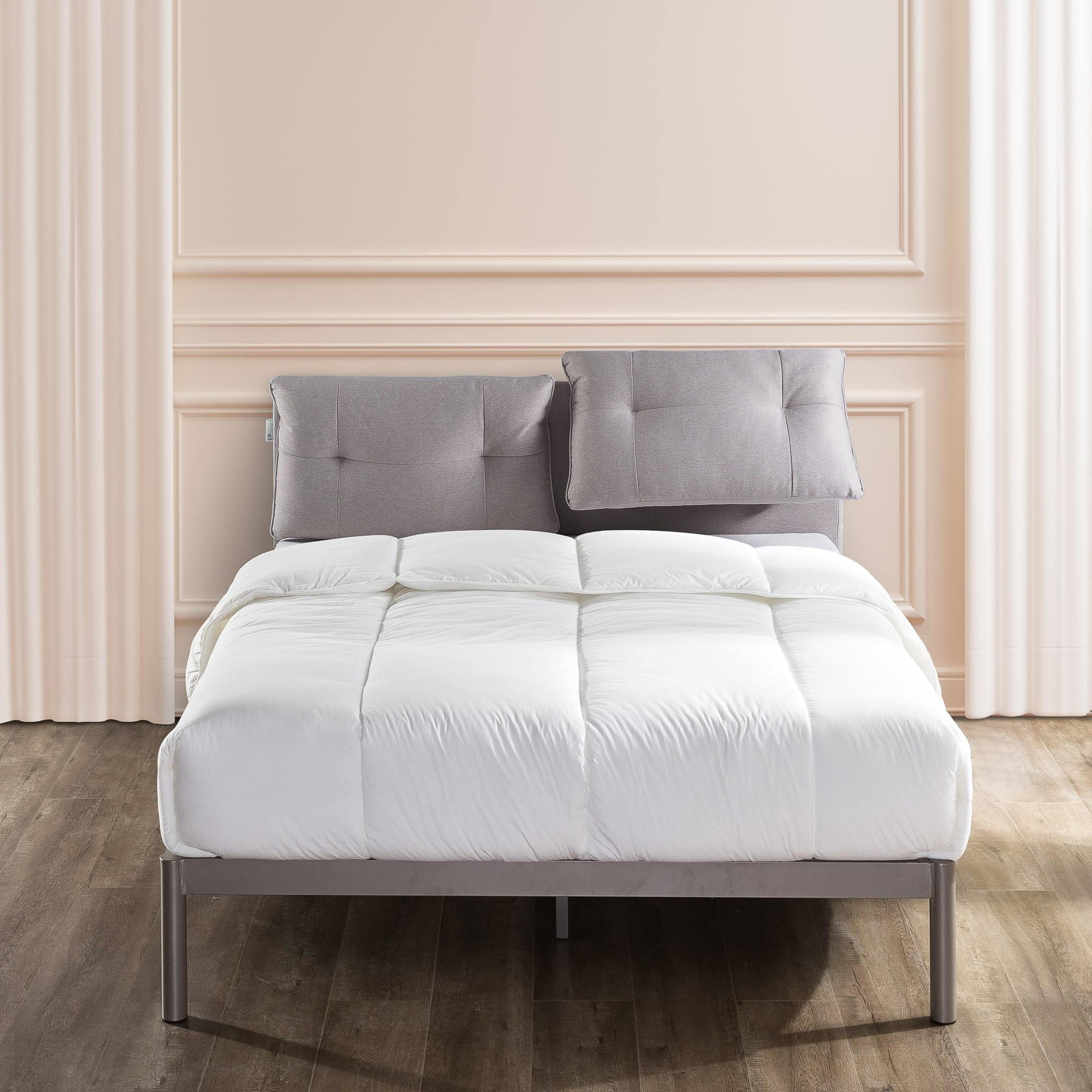 Avery Platform Bed with Reclining Headboard Zinus