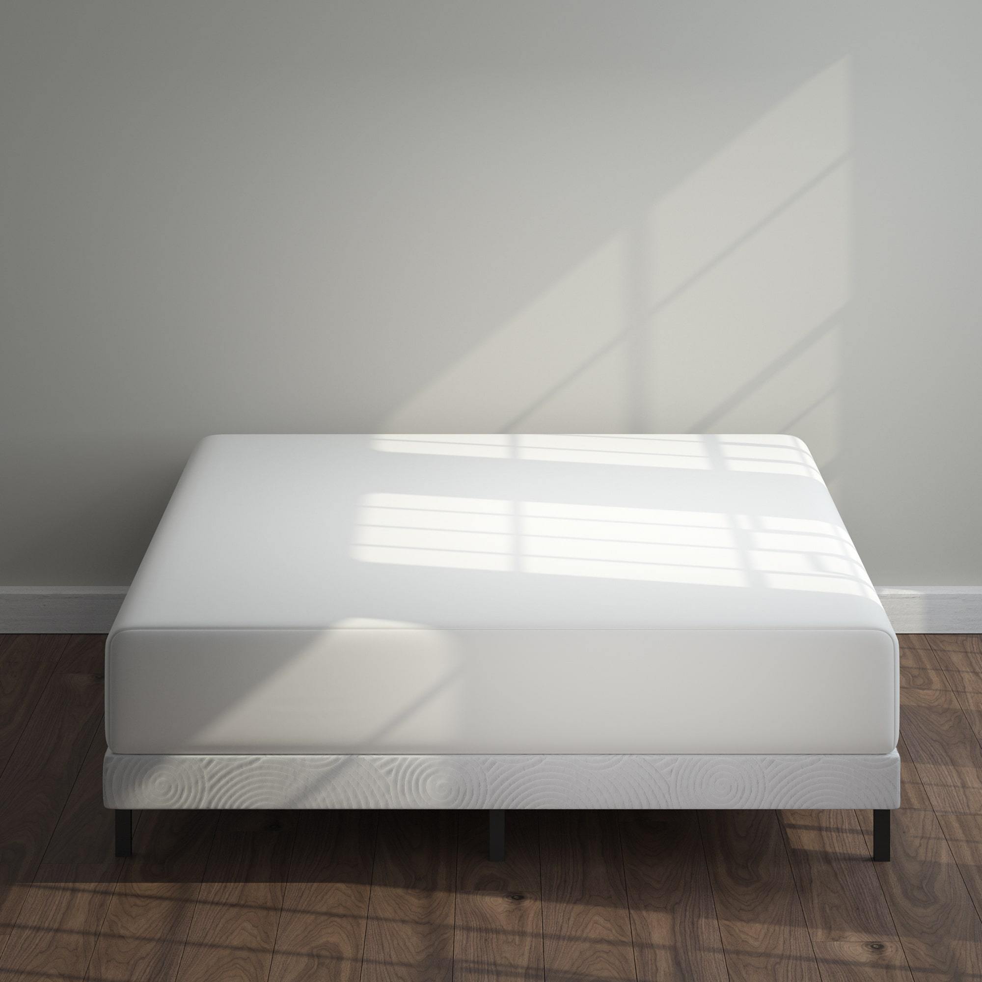 Metal Box Spring with Wood Slats – Zinus