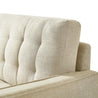 Benton Mid-Century Sofa beige quarter detail