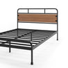 Eli Metal and Wood Platform Bed