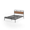 Eli Metal and Wood Platform Bed