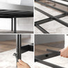 Florence Metal Platform Bed Frame black