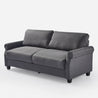 Josh Traditional Sofa dark grey