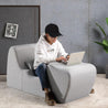 Lotus Zero Gravity Chaise Lounger Light Grey