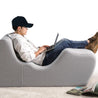 Lotus Zero Gravity Chaise Lounger Light Grey