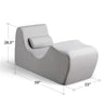 Lotus Zero Gravity Chaise Lounger Dimensions