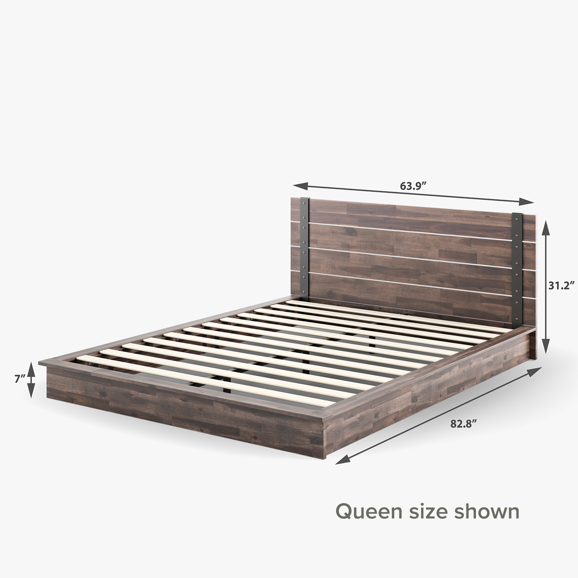 Brock Metal and Wood Platform Bed Frame – Zinus Brock Metal and Wood Platform Bed Frame – Zinus
