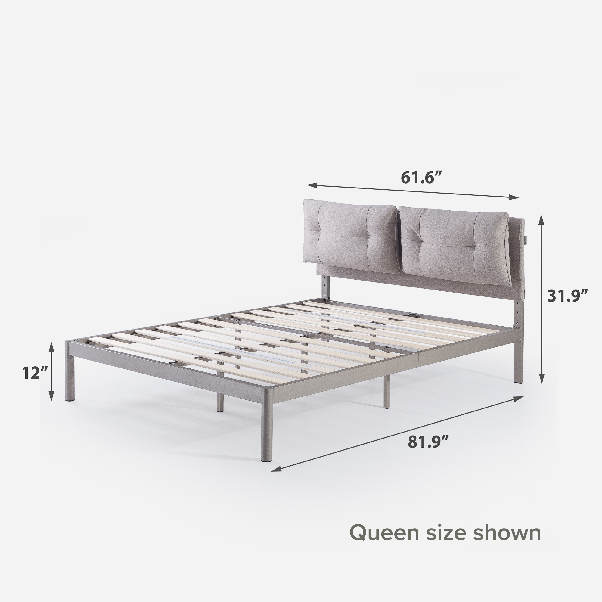 Avery Platform Bed with Reclining Headboard