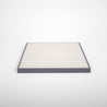 Upholstered Metal Box Spring with Wood Slats 4 inch