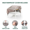 Pablo Aluminum and Acacia Wood Outdoor Armchair 