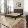 Lottie Upholstered Platform Bed Frame with USB Ports