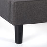 Lottie Upholstered Platform Bed Frame with USB Ports