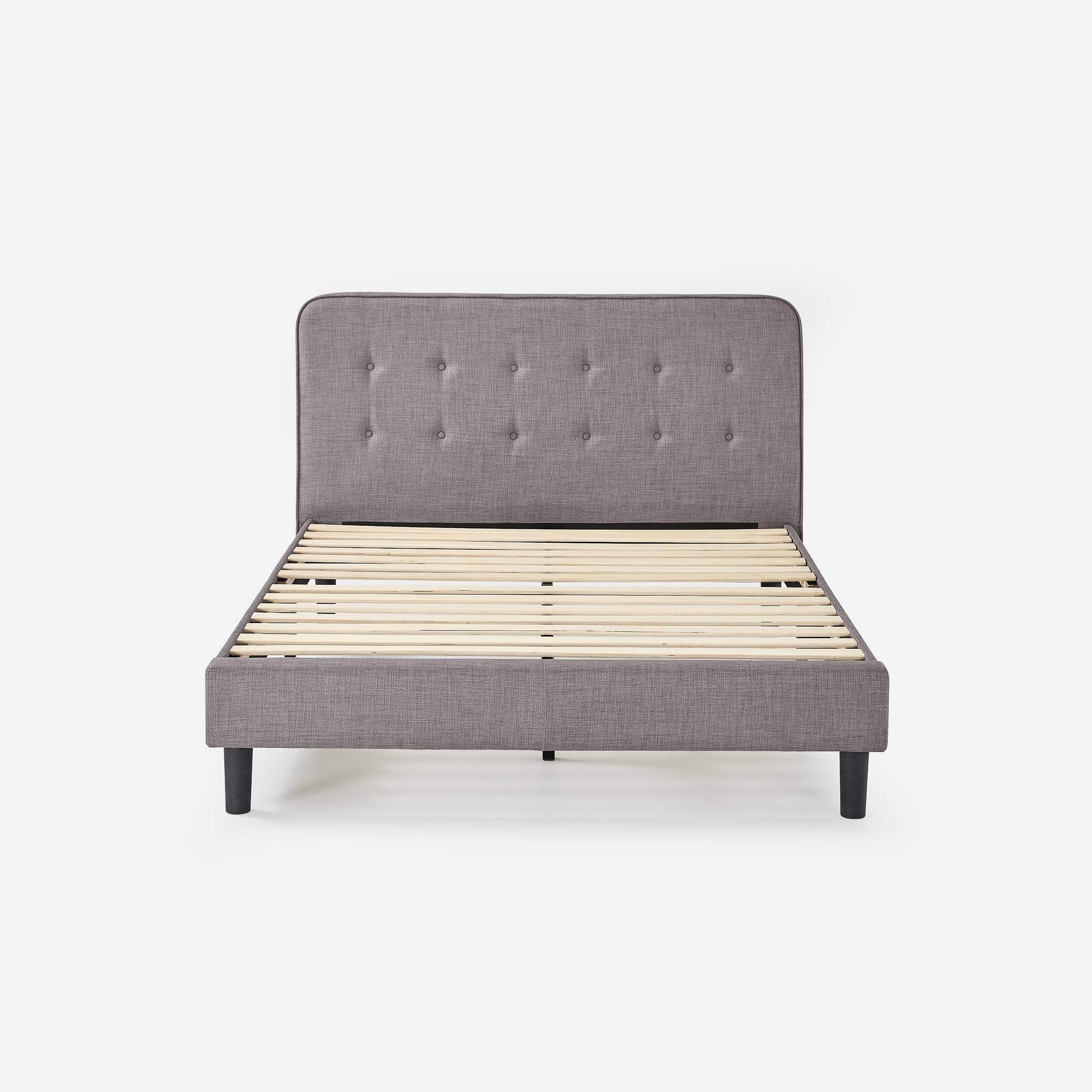 Melodey Upholstered Platform Bed Frame with USB Ports