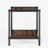 Wesley Metal and Wood Side Table